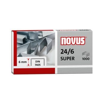 Capse Novus 24/6 Super 1000 capse/um