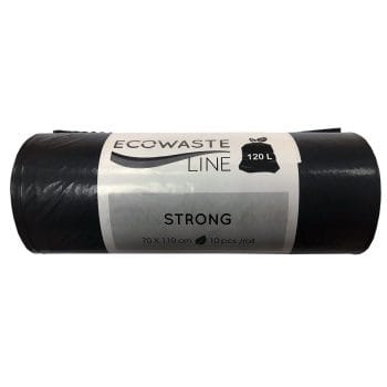 Saci europubela LDPE negri 120L 32 micr 70x110 cm 10 buc/UM