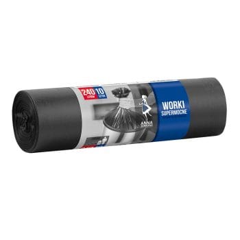 Saci negri europubela LDPE 110x125cm 240L 32micr 10saci/UM