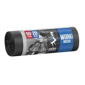 Saci menajeri negri LDPE Strong 60L 60X70cm 20micr 20buc/UM