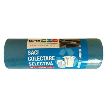 Saci menaj Horeca albastri LDPE 70x110cm 30mic 120L 10buc/UM