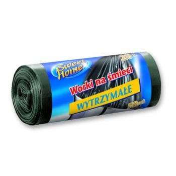 Saci menaj SweetHome HDPE negri 43x47 6.8micr 20L 50 saci/UM