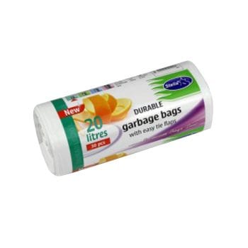 Saci menajeri HDPE albi 35L 50x60cm 6.8 micr 50 saci/UM