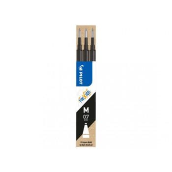 Rezerva roller cu gel Pilot Frixion Ball 0.7mm negru 3 buc/s
