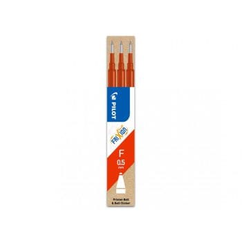 Rezerva roller cu gel Pilot Frixion Ball 0.5mm rosu 3 buc/se