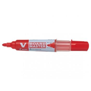 Marker pt tabla Pilot V-Board vf rotund 2.3-6mm rosu