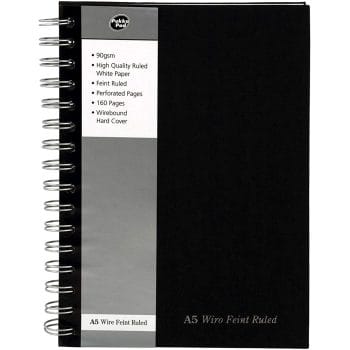 Caiet spira PukkaPad A5 80f dictando microperforatii  copert