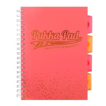 Caiet B5 cu spira si separatoare Pukka Pads PBB matematica c