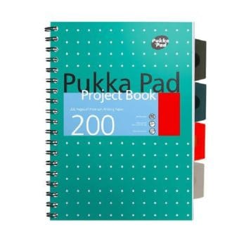 Caiet B5 cu spira si separatoare Pukka Pads MPB dictando per