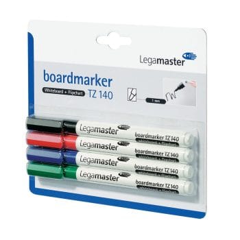 Marker pentru tabla Legamaster TZ140 vf. rotund 1mm 4 buc/um