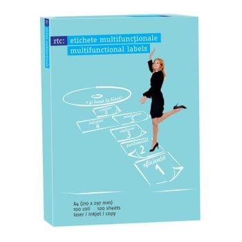 Etichete autoadezive RTC A4 64.6x33.8mm2400 buc.top