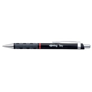 Pix cu mecanism Rotring corp plastic negru 0.8 mina albastru