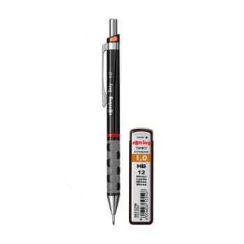Set Rotring Tikky creion mecanic 0.9 si mina 0.9 HB blister