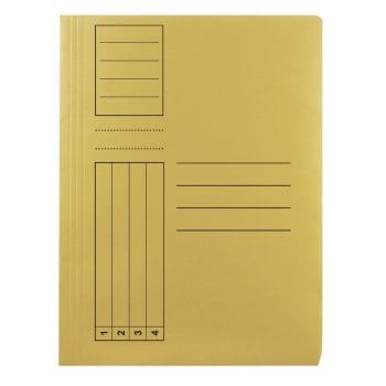 Dosar Basic galben cu sina A4 carton 10 buc/um (set)