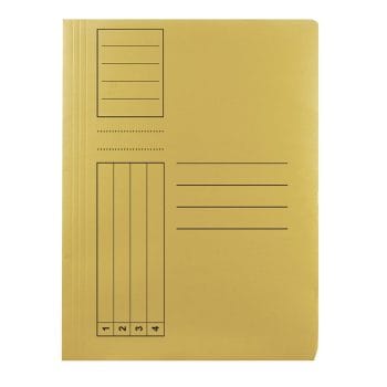 Dosar Basic galben plic A4 carton 10 buc/um (set)