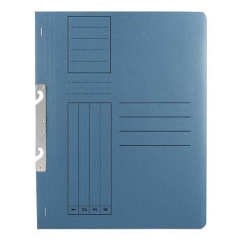 Dosar Basic albastru incopciat 1/1 A4 carton 10 buc/um (set)