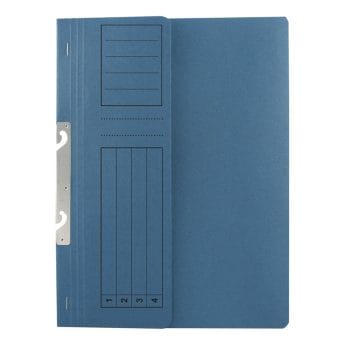 Dosar Basic albastru incopciat 1/2 A4 carton 10 buc/um (set)