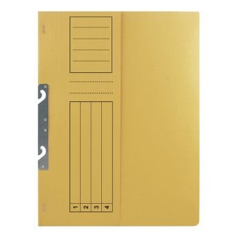 Dosar Basic galben incopciat 1/2 A4 carton 10 buc/um (set)