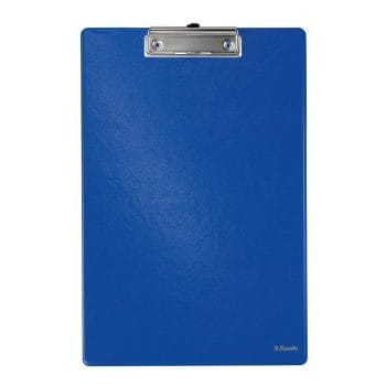 Clipboard Esselte Standard albastru simplu A4 carton plastif