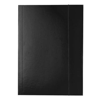 Mapa documente Esselte Economy negru inchidere cu elastic A4
