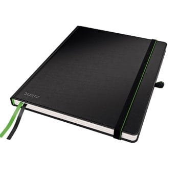 Caiet de birou Leitz Complete A5 80 file matematica negru