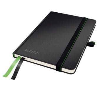 Caiet de birou Leitz Complete A6 80 file matematica negru