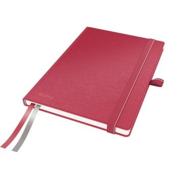 Caiet de birou Leitz Complete A5 80 file dictando rosu