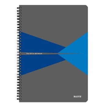 Caiet Leitz Office PP A4 90 file matematica albastru