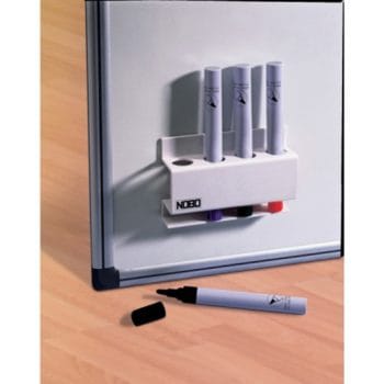 Suport magnetic NOBO patrat pentru 4 markere