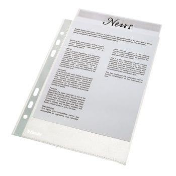 File de protectie Esselte Economy A4 orange peel 35 microni