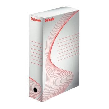 Cutie de arhivare Esselte Boxy alba 345x245x80mm carton
