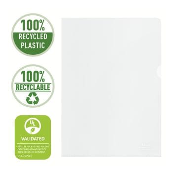 File de protectie Esselte Recycled PP A4 100 mic 100 buc/cut