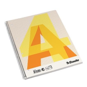 Caiet de birou cu spira A4 matematica hartie 70 g 70 de coli