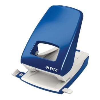 Perforator metalic Leitz 5138 40 coli 2 perforatii albastru