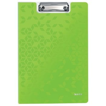 Clipboard dublu Leitz WOW PP verde metalizat