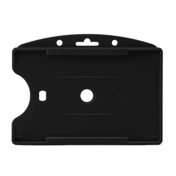 Suport card simplu PP 60x89 mm Negru 10buc pe set