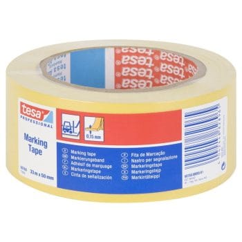 Banda adeziva de marcare Tesa 50mmx33m galben