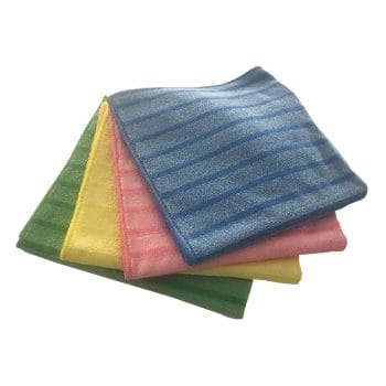 Laveta microfibra tesuta 40 x 40 cm 10 buc/UM rosu