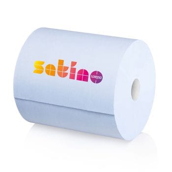 Rola hartie industriala albastra 3str 36.5x35cm 350m/um