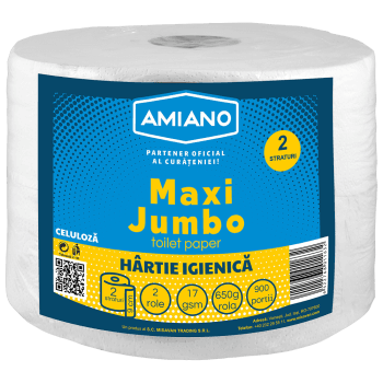Hartie igienica Maxi  HARTIE IG , alba, 2 straturi, 2 role (set)
