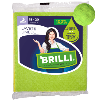 Lavete umede ,18x20cm, 3buc/set (set)