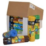 Display Saci menajeri colectare selectiva  60l, 10buc/set, 28set/Display, Mixt Color (Display)