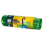 Saci menajeri colectare selectiva  60l, 10 buc, verzi (set)