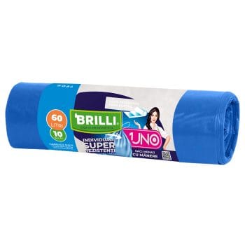 Saci menajeri Uno, , 60l, 10 buc/set, albastri (set)