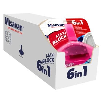 Display Odorizant toaleta  Maxi Block Flower 10 buc/display (Display)