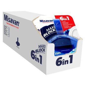 Display Odorizant toaleta  Maxi Block Ocean10 buc/display (Display)