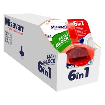 Display Odorizant toaleta  Maxi Block  Tropical 10 buc/display (Display)