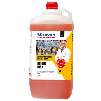 Detergent pahare, sticla si cristal Dr. Stean Bright Dish 5l (buc)