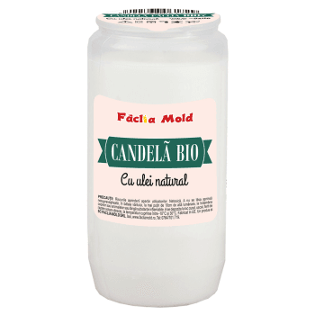 Candela plastic  BIO 7 Alb (buc)