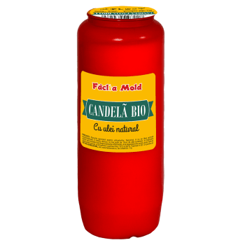 Candela plastic  BIO 11 Rosu (buc)